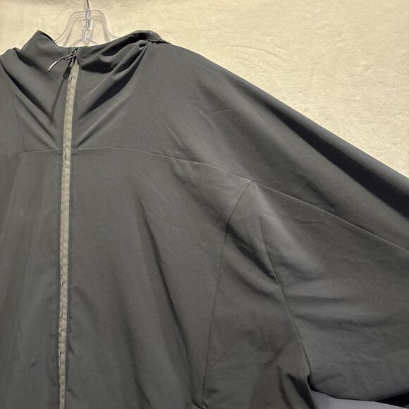 Under Armour Windbreaker Storm Hoodie Mesh Lined Black Mens XXL Outdoor Full Zip - Picture 4 of 16
